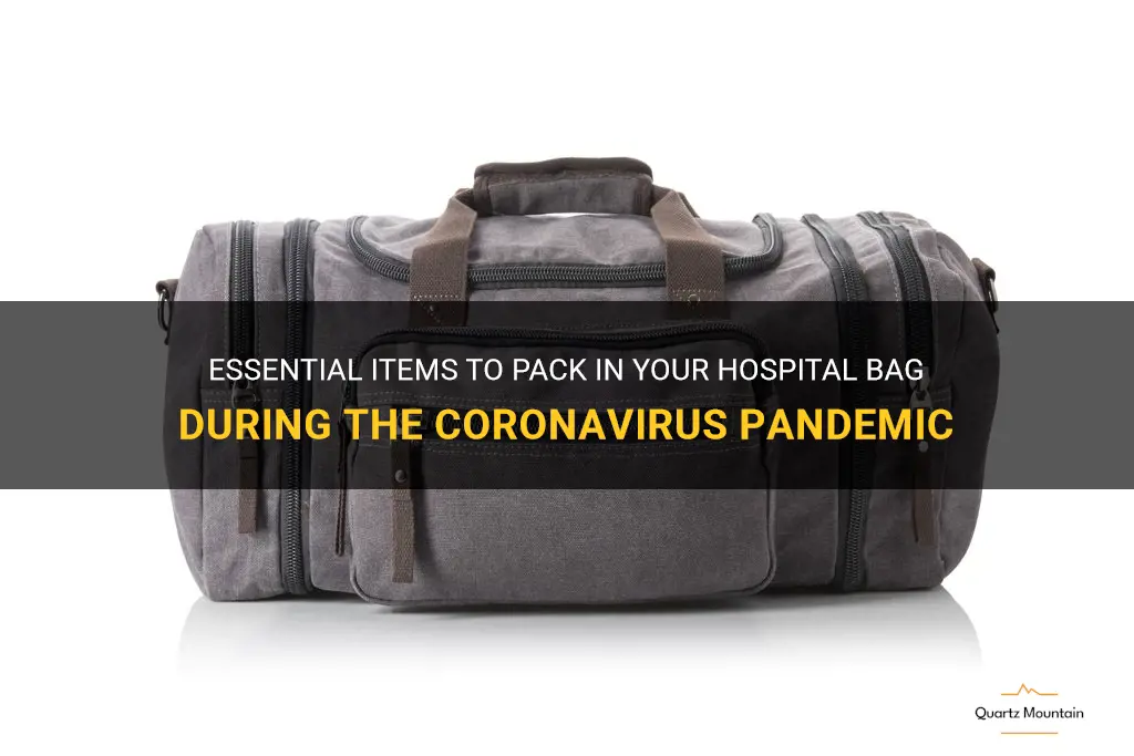 what to pack in hospital bag coronavirus