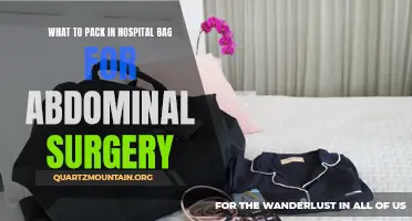 Essential Items to Pack in Your Hospital Bag for Abdominal Surgery