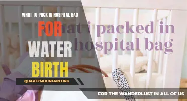 Essential Items to Pack in Your Hospital Bag for a Water Birth