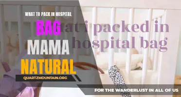 Essential Items to Pack in Your Hospital Bag for a Natural Birth Journey
