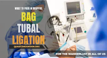 Essential Items to Pack in Your Hospital Bag for a Tubal Ligation Procedure