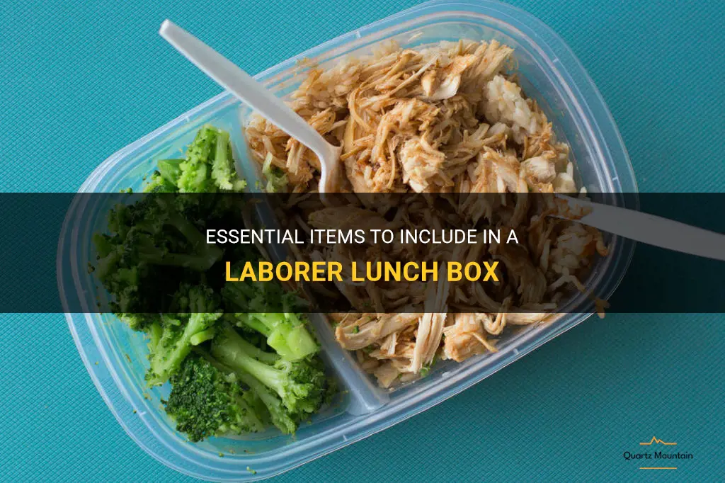 what to pack in laborer lunch box