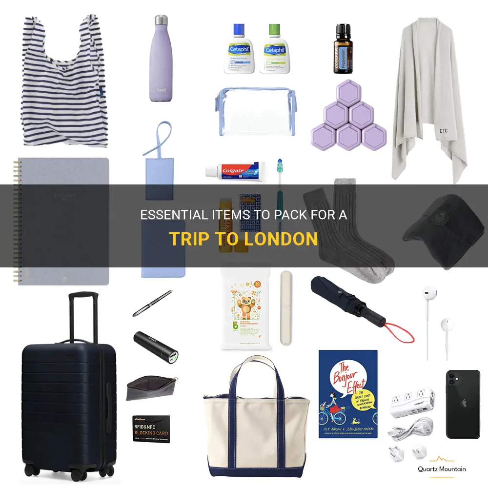 what to pack in london