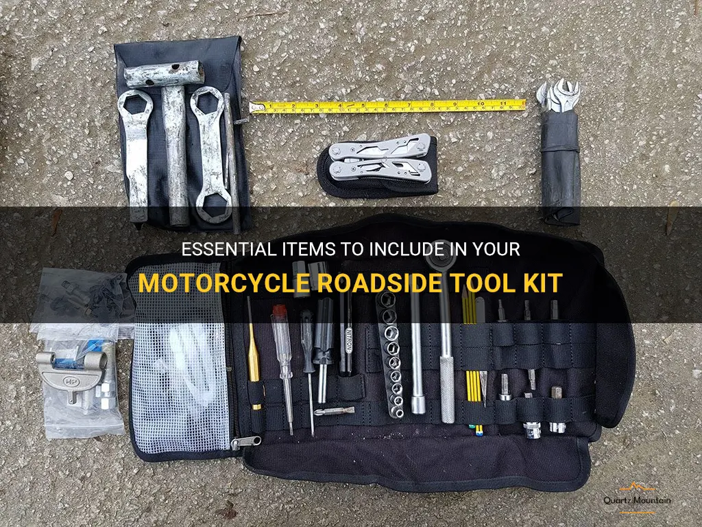 what to pack in motorcycle roadside tool kit