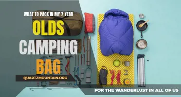 Essential Items to Pack in Your 7 Year Old's Camping Bag