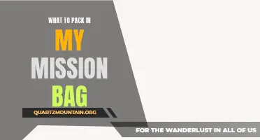 Essential Items to Pack in Your Mission Bag: A Comprehensive Guide