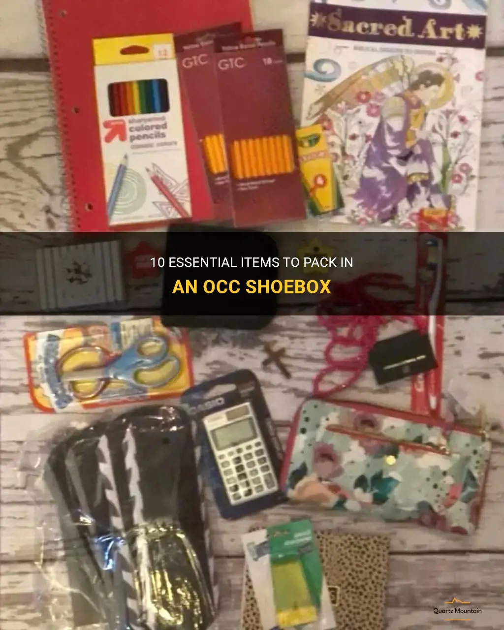 what to pack in occ shoebox