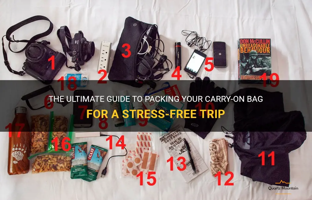 what to pack in ourse fir carry on