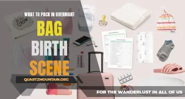 The Essential Items to Pack in Your Overnight Bag for a Birth Scene