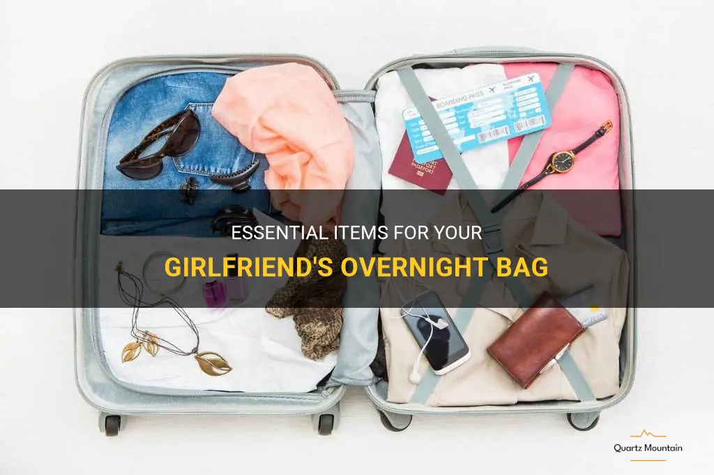 what to pack in overnight bag girlfriends