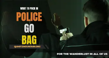 Essentials for a Well-Prepared Police Go Bag: What to Pack
