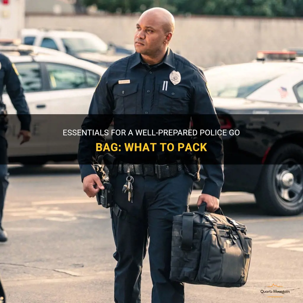 what to pack in police go bag