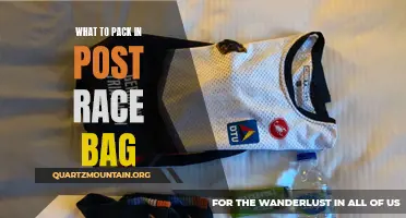 What to Include in Your Post Race Bag: Essentials and Must-Haves