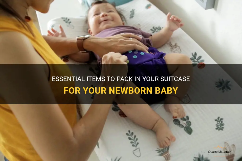 what to pack in suitcase when having a baby