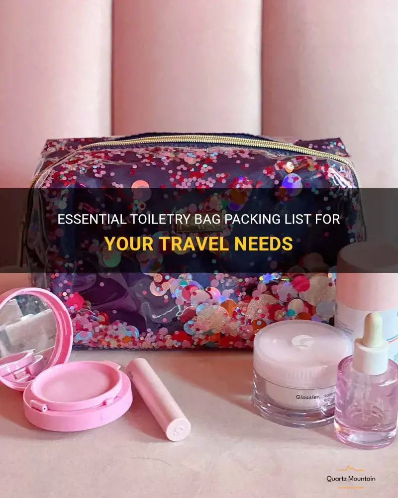 what to pack in toiletry bag