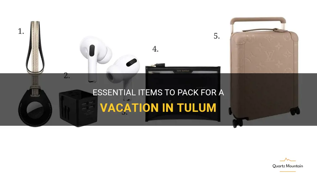 what to pack in tulum