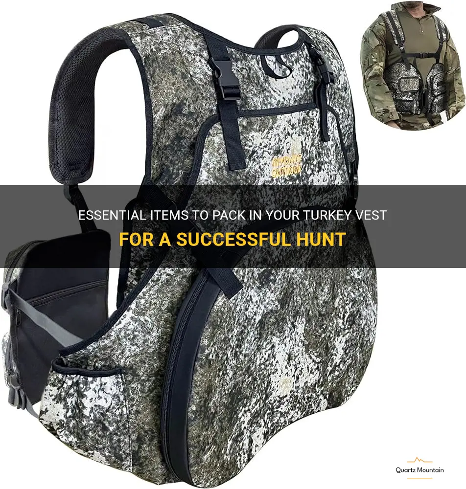 what to pack in turkey vest