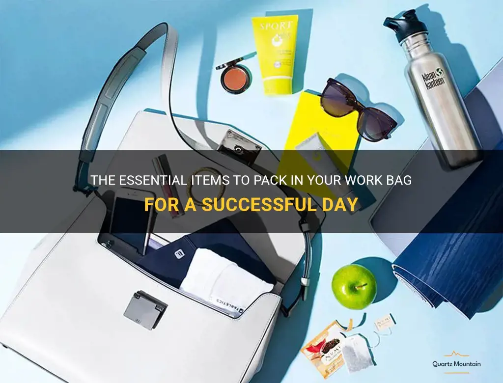 what to pack in work bag