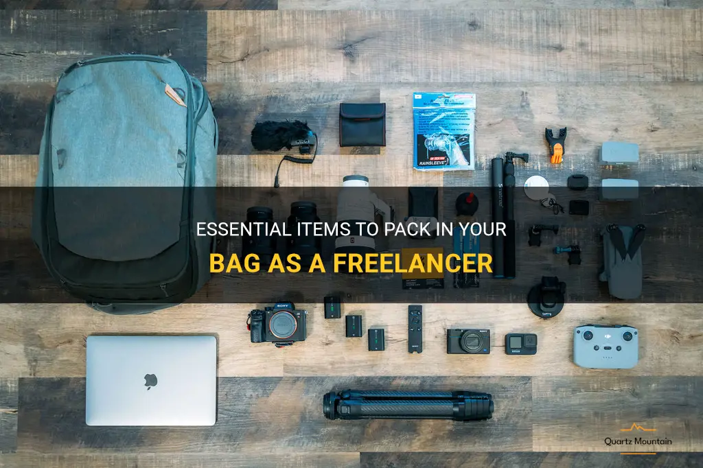 what to pack in your bag as a freelancer