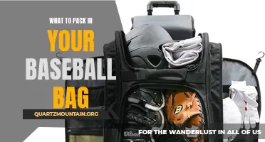 Essential Items to Pack in Your Baseball Bag for a Successful Game