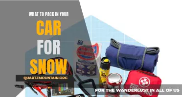 Essential Items to Pack in Your Car for Winter Weather Driving
