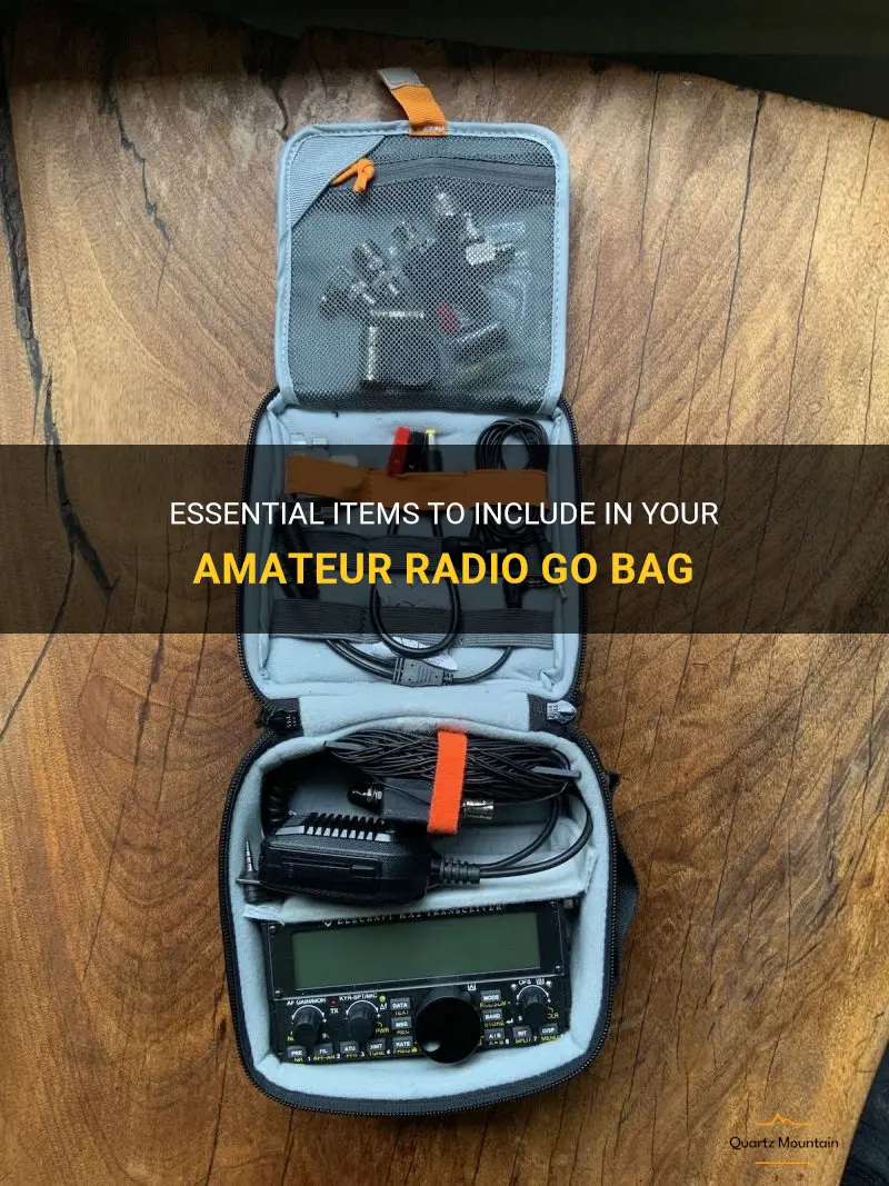 what to pack in your go bag for amateur radio