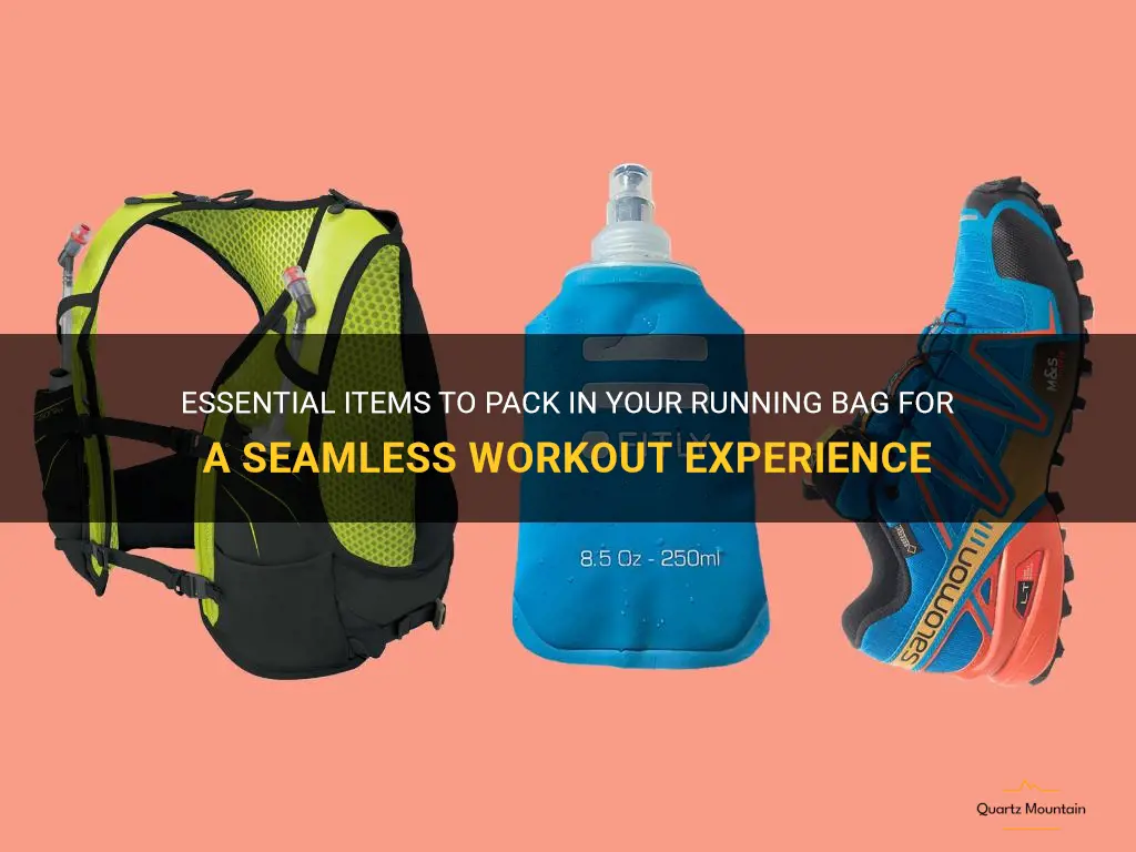what to pack in your running bag