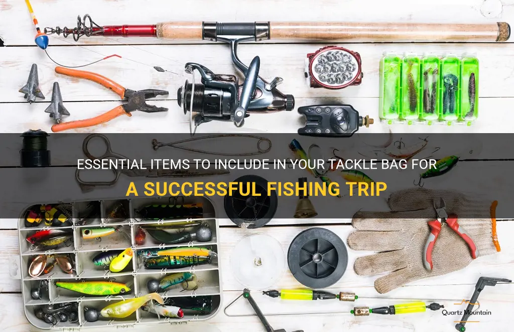what to pack in your tackle ag