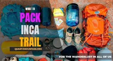 Essential Items to Pack for the Inca Trail Adventure