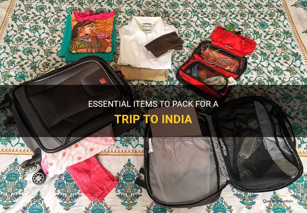 what to pack india