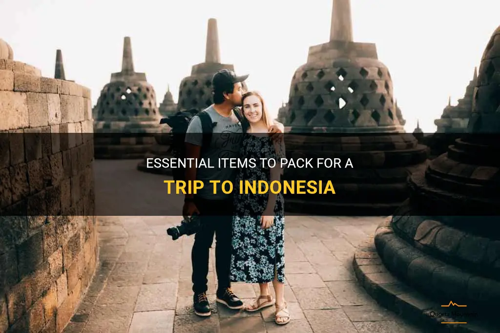 what to pack indonesia