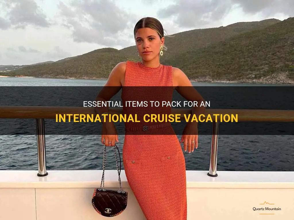 what to pack international cruise