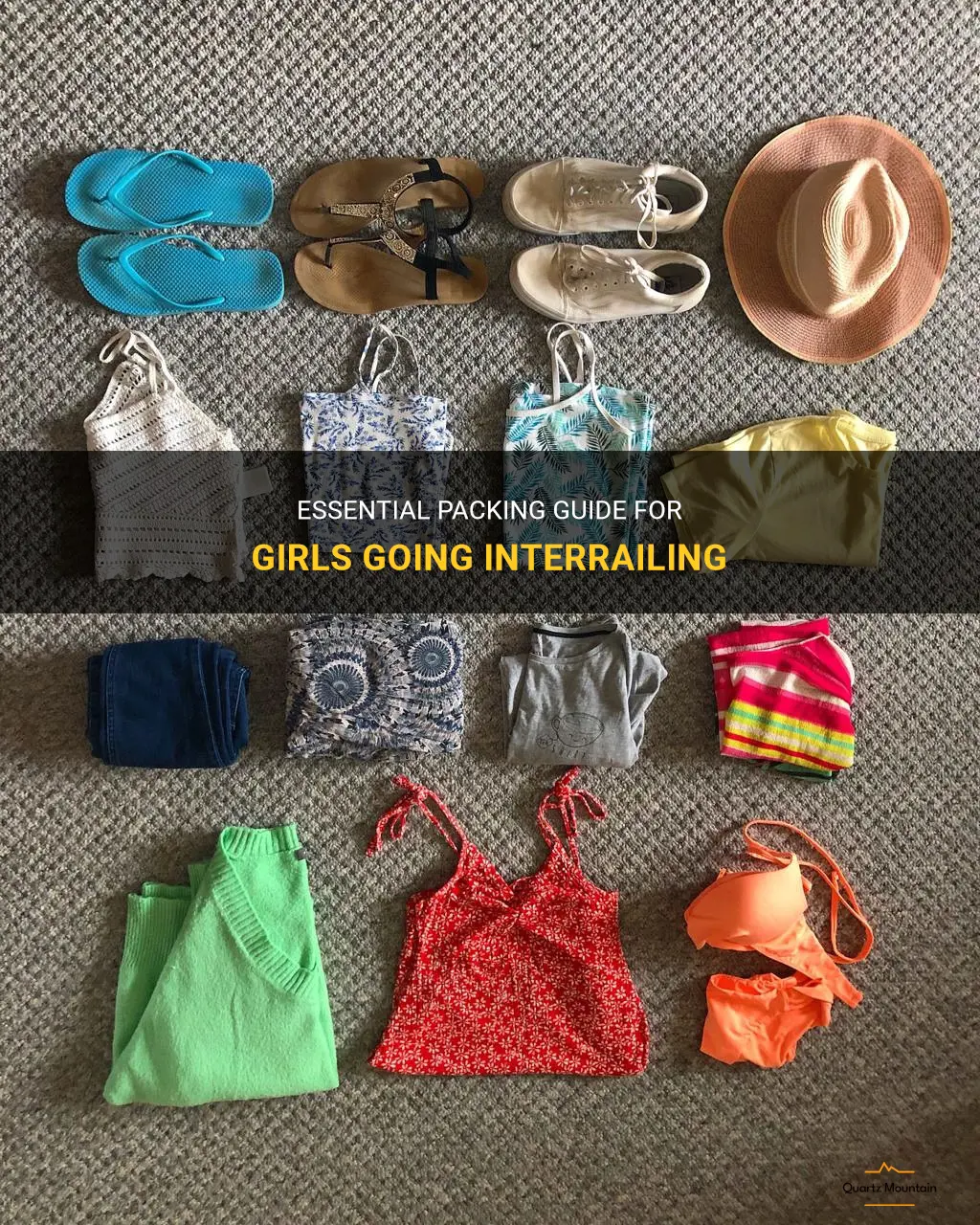 what to pack interrailing girls