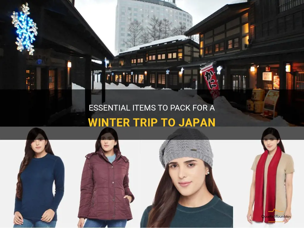 what to pack japan winter
