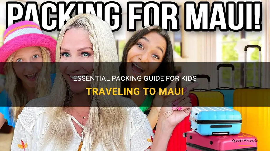 what to pack kids for maui