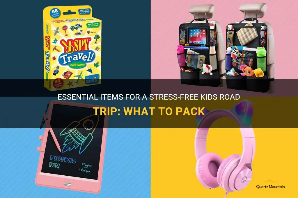 what to pack kids road trip