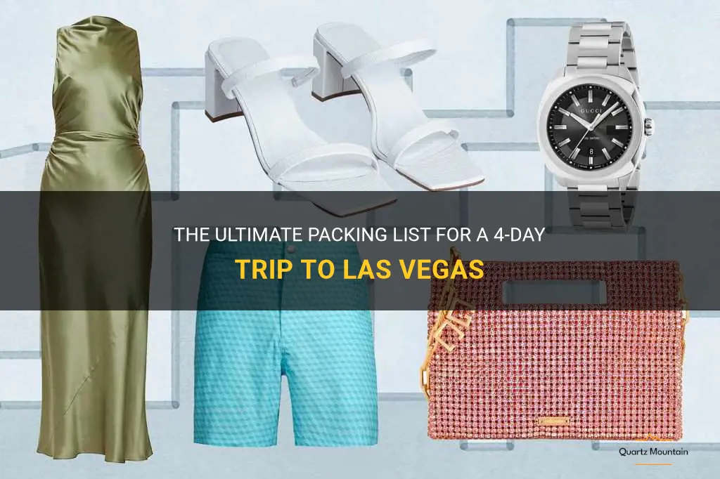 what to pack las vegas 4 days