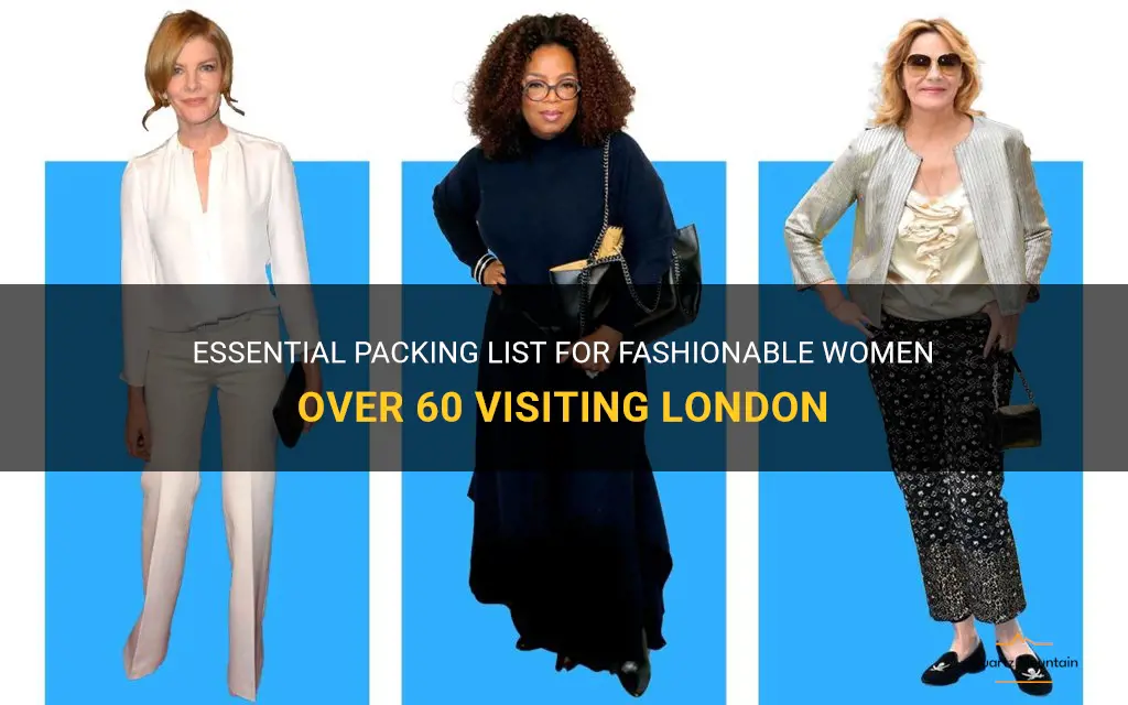 what to pack london women 60