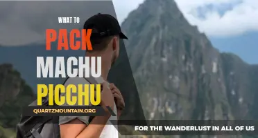 How to Pack for a Memorable Adventure to Machu Picchu