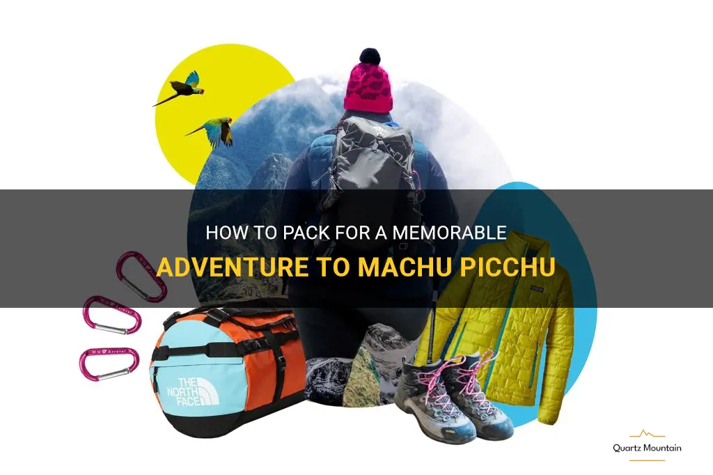 what to pack machu picchu