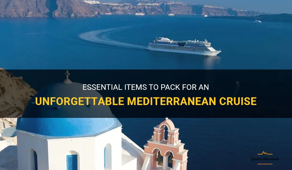 what to pack mediterranean cruise