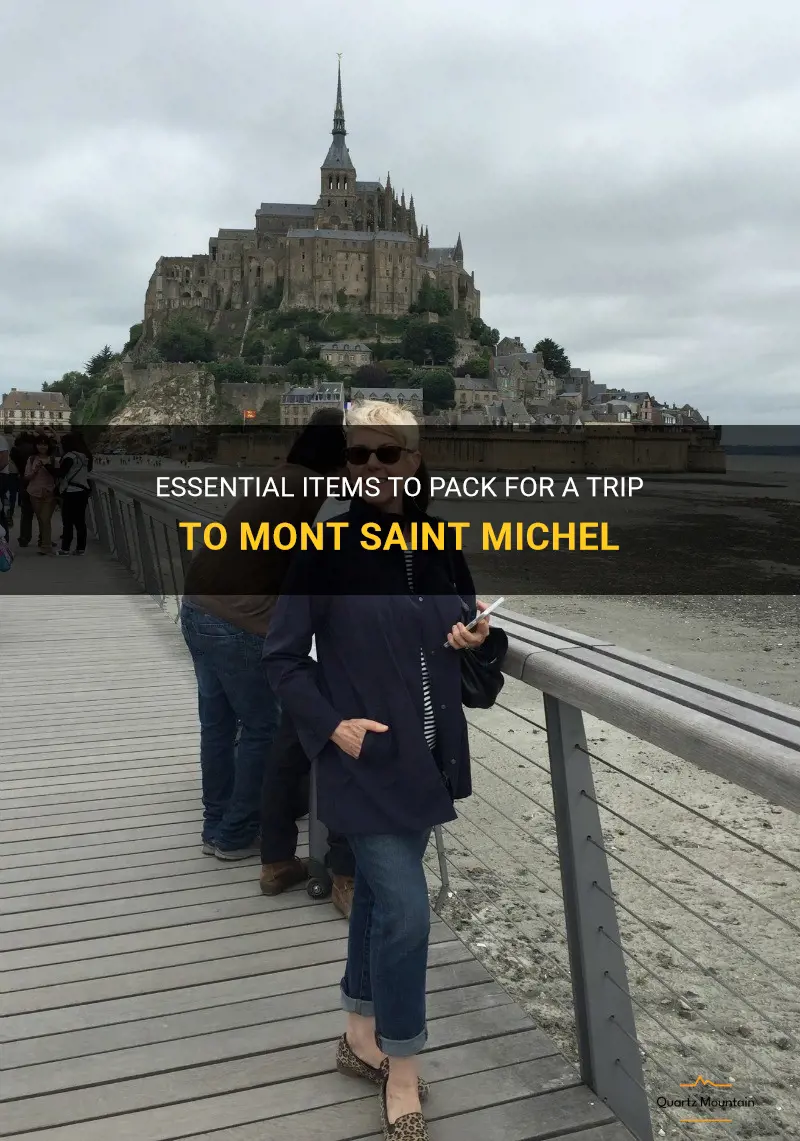 what to pack mont saint michel