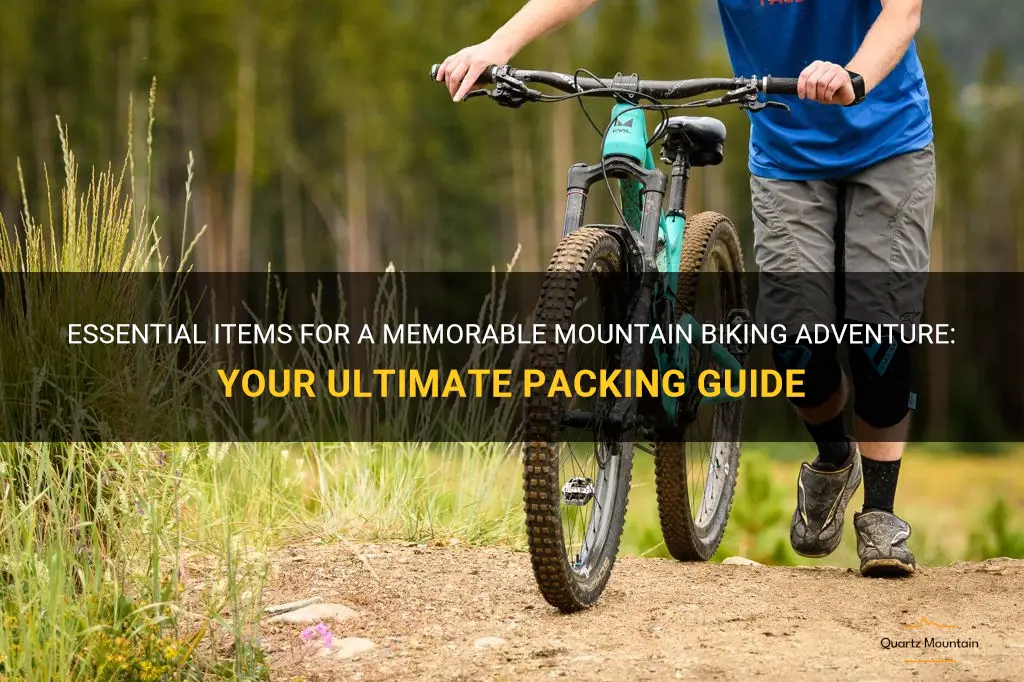 what to pack mountain biking