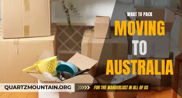 Essential Items to Pack When Moving to Australia