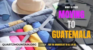 Essential Items to Include When Packing for a Move to Guatemala