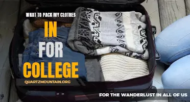 Essential Clothing Storage Solutions for College: How to Pack Your Clothes