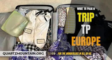 Essential Items to Pack for a Trip to Europe