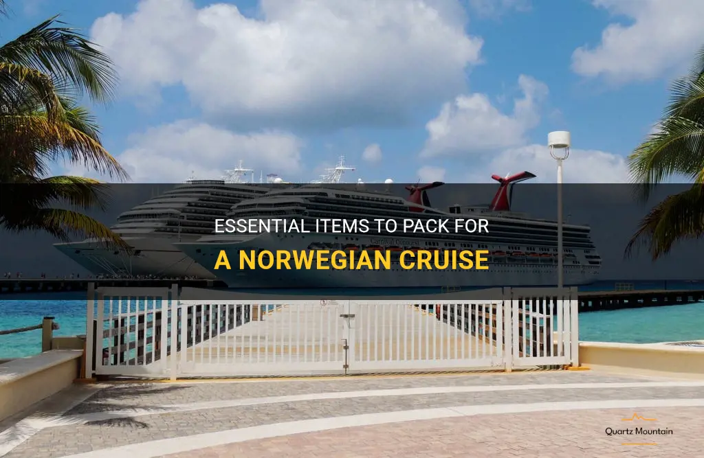 what to pack norwegian cruise