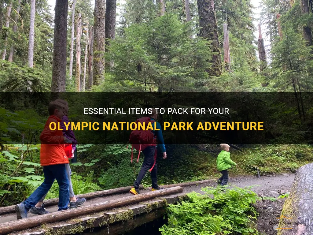 what to pack olympic national park