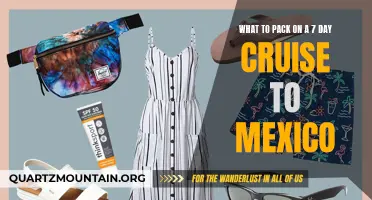 Must-Have Items to Pack for a 7 Day Cruise to Mexico